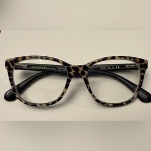 Kate Spade Atalina Leopard Cat Eye Eyeglass Frames w/ Case